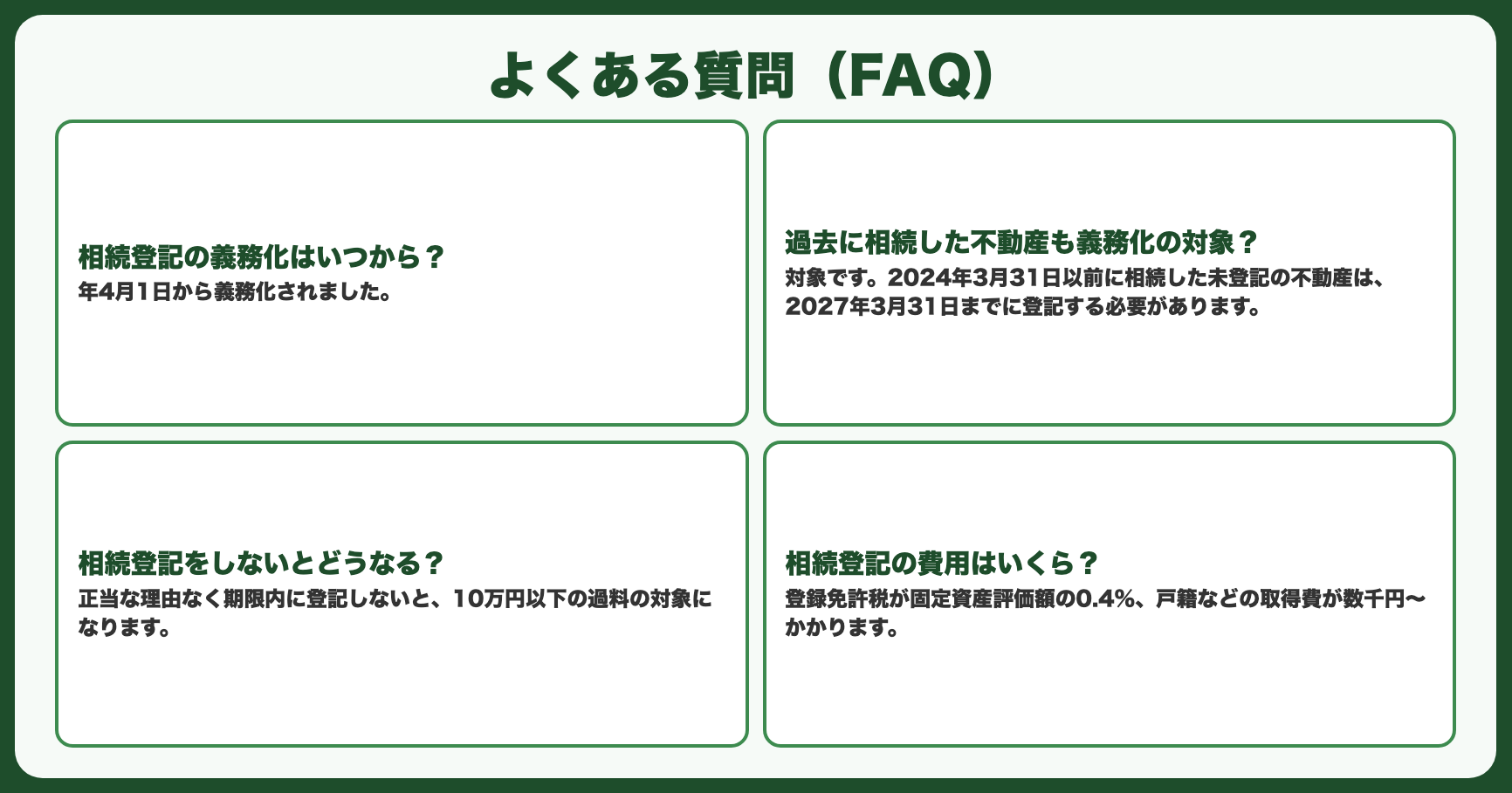 よくある質問（FAQ）